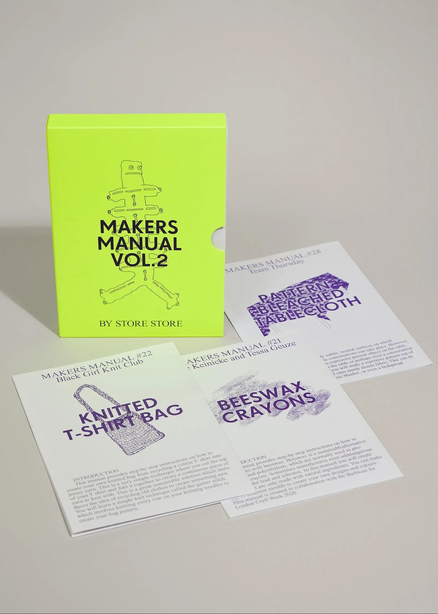 Makers Manuals Set – STORE STORE - STORE STORE
