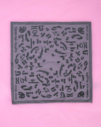 Calligraphy Scarf – Design Club - STORE STORE