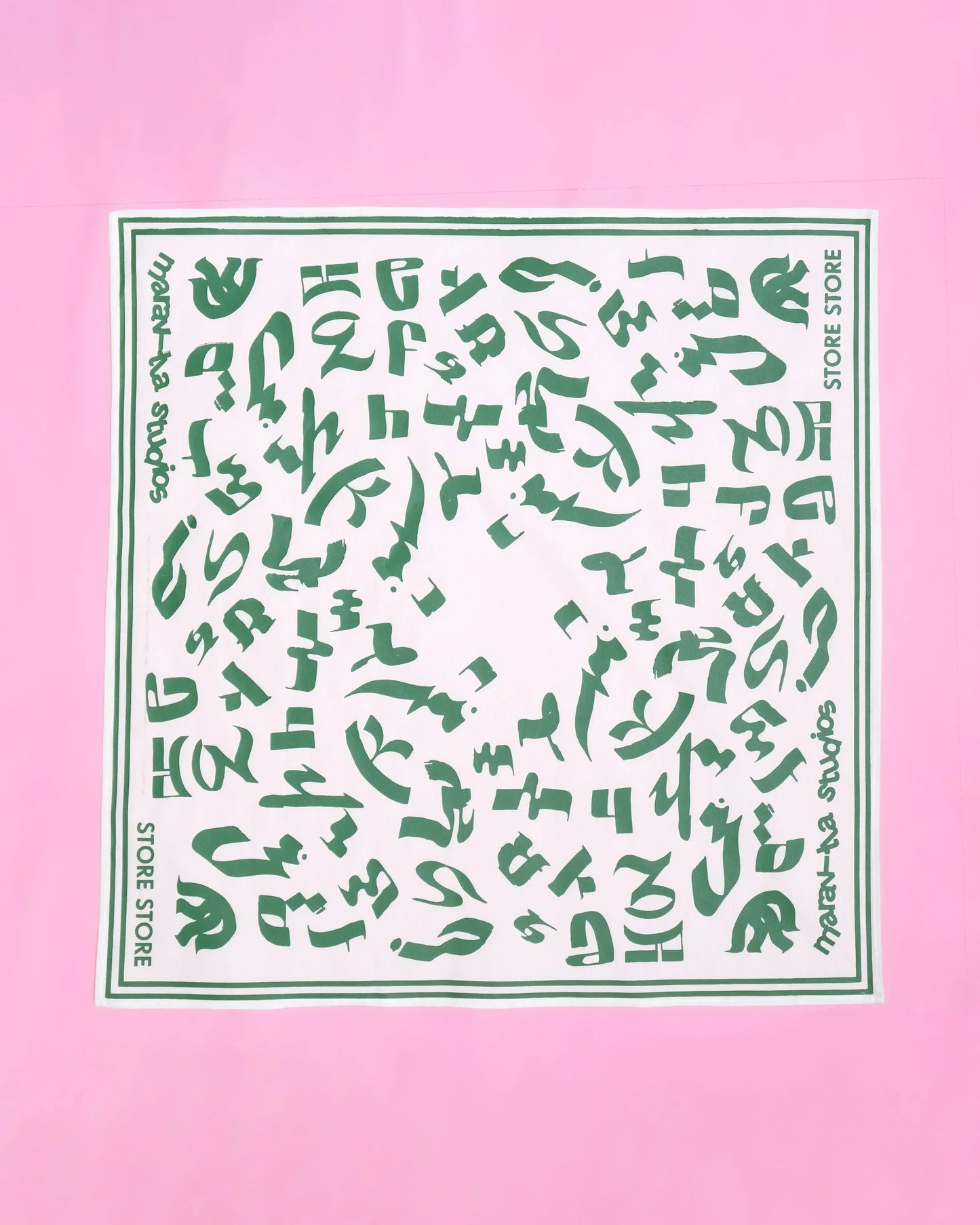 Calligraphy Scarf – Design Club - STORE STORE
