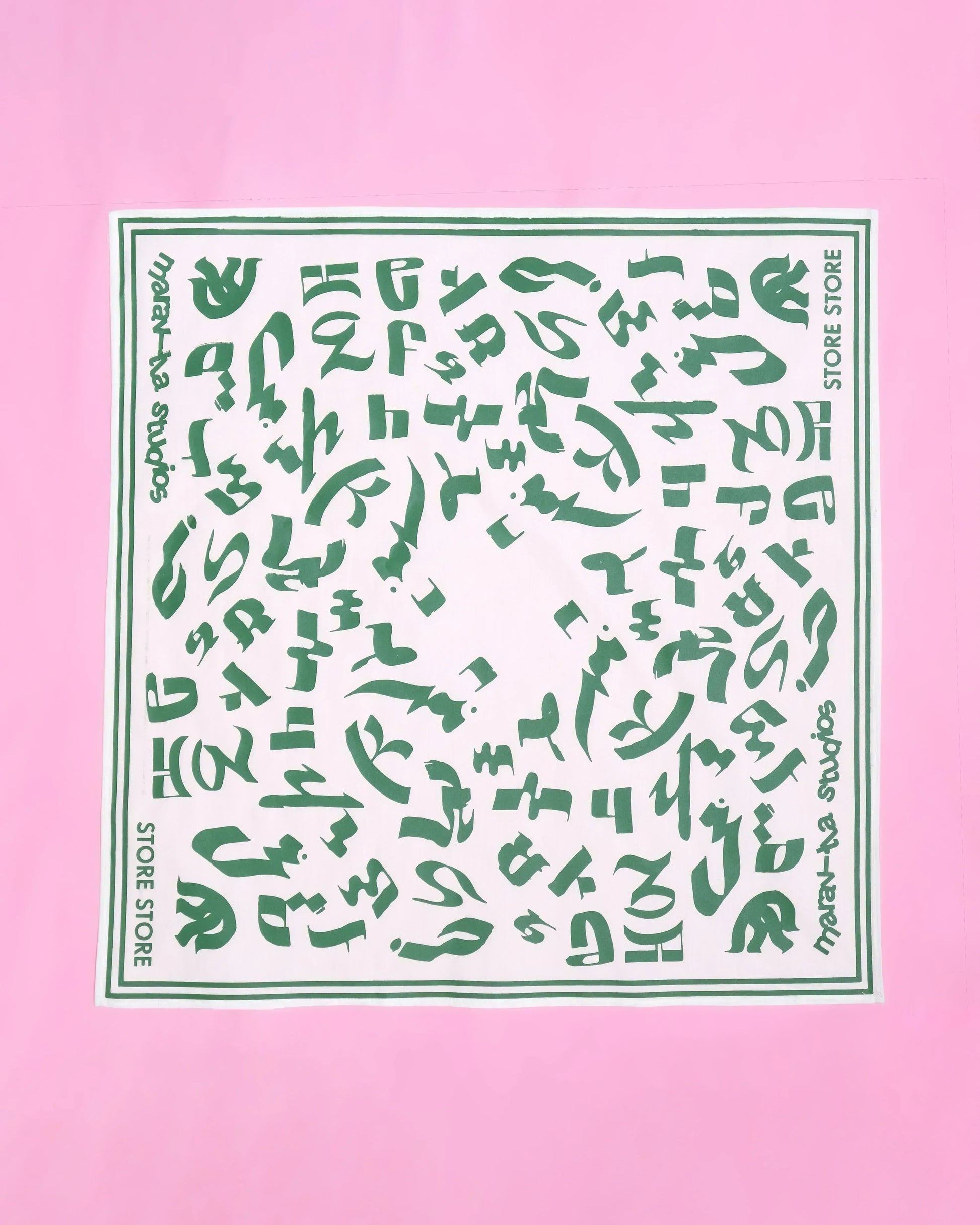 Calligraphy Scarf – Design Club - STORE STORE